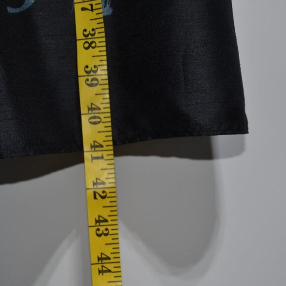 Evan-Picone Black Cream & Yellow Sleeveless Formal Dress Size 16 - Picture 12 of 12